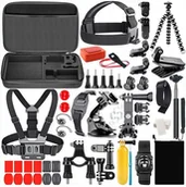 Akcesoria do kamer sportowych - GOPRO Największy Zestaw 60w1 mocowań do Hero 8 7 6 - miniaturka - grafika 1