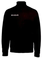 Kurtki i kamizelki sportowe męskie - Givova Givova Unisex Sweat koszula miasto New kurtka czarny czarny m MA011 - miniaturka - grafika 1
