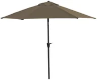 Parasole ogrodowe - Parasol ogrodowy śr. 300 cm brązowy HAVANA - miniaturka - grafika 1