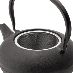 Bredemeijer SHANXI Dzbanek Żeliwny - Zaparzacz do Herbaty 1 l Czarny + 2 Porcelanowe Czarki 157002 - Dzbanki i imbryki - miniaturka - grafika 5