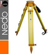 Sprzęt geodezyjny - Nedo Statyw drewniany ciężki blokada na klamry i śruby 200532 - miniaturka - grafika 1