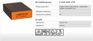 Bosch Professional Gąbka szlifierska 69x97x26 2608608225 - Materiały ścierne - miniaturka - grafika 2