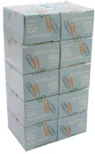 Spinacze i klipsy do papieru - Clipper sortowane-warstwie duże spinacze (Box of 100) WS30601 - miniaturka - grafika 1