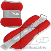 Pozostały sprzęt siłowy - Movit Neoprenowe ciężarki mankiety odblaskowe - 2 x 3 kg - miniaturka - grafika 1