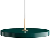 Lampy sufitowe - Vita Copenhagen Futurystyczna lampa wisząca LED Asteria, zielona - miniaturka - grafika 1