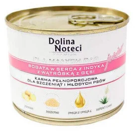 Dolina Noteci Premium Junior Małe Rasy Serca Indyka I Wątróbka Gęsi 185g - Mokra karma dla psów - miniaturka - grafika 2