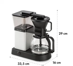 Ekspres do kawy Klarstein COF9-GrandeGusto Czarno-srebrny - Ekspresy do kawy - miniaturka - grafika 9