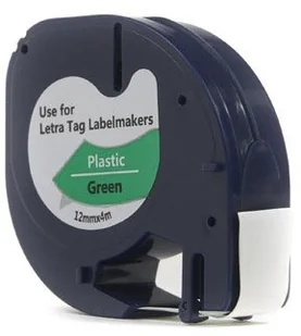 Dymo JetWorld Taśma D1 Czarny na Zielonym 12mm x 4m 91204 59425 S0721590 JWT-D59425N - Etykiety do drukarek - miniaturka - grafika 3