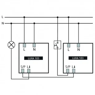THEBEN Czujnik obecności LUXA podtynkowy 1735 TH-1030052 - Czujniki czadu, dymu, gazu - miniaturka - grafika 4