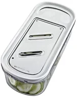 Siekacze tarki i szatkownice - Metaltex 19971010080 tarka z 3 ostrza ze stali nierdzewnej i pojemnik na 19971010080 - miniaturka - grafika 1