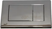 Przyciski spłukujące - Alcaplast Przycisk spłukujący Wc chrom M271 Delfin - miniaturka - grafika 1