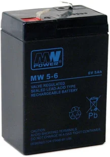 Akumulator żelowy Agm 6V 5Ah Mw do Ups Alarm - Baterie do zasilaczy awaryjnych UPS - miniaturka - grafika 2