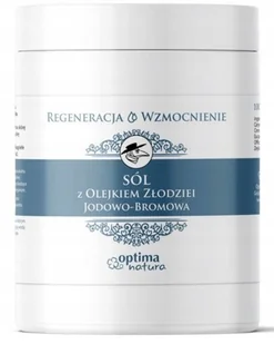 Sól z olejkiem złodziei jodowo-bromowa 1kg Łuszczy - Kosmetyki do kąpieli - miniaturka - grafika 4