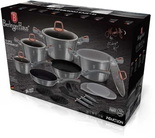 Berlinger Haus Lumarko Bh-7037 Moonlight 18 Elem BH-7037 Kinghoff - Zestawy garnków i patelni - miniaturka - grafika 2