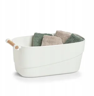 ZELLER Organizer na akcesoria łazienkowe 33,5 x 18,5 x 15 cm biały ZELLER 14681 - Półki łazienkowe - miniaturka - grafika 2