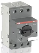 Wyłączniki światła i elektryczne - ABB Wyłącznik silnikowy 3P 0,18kW MS116-0,63 0,4-0,63A 1SAM250000R1004 MS116-0,63 - miniaturka - grafika 1