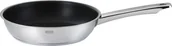 Patelnie - NoName Patelnia patelnia Moments 28 cm stal nierdzewna srebrno-czarna twm_913690 - miniaturka - grafika 1