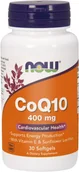 Witaminy i minerały dla sportowców - Now Foods Sklep KOENZYM CoQ10 400MG- 30 KAPSUŁEK - miniaturka - grafika 1