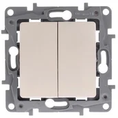 Gniazdka elektryczne - Legrand Niloe Przycisk zwierny podwójny dzwonek krem 764608 764608 - miniaturka - grafika 1