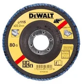 Materiały ścierne - DEWALT Ściernica listkowa 115 mm p 80 - miniaturka - grafika 1
