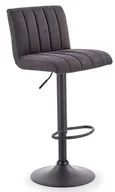 Taborety i hokery - Halmar Hoker H-89 Ciemny popiel czarny V-CH-H/89 - miniaturka - grafika 1