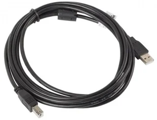 LANBERG LANBERG Kabel USB 2.0 AM-BM 3M Ferryt czarny (CA-USBA-11CC-0030-BK) - Kable USB - miniaturka - grafika 5