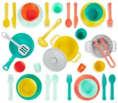 Zabawki AGD - B.Toys Mini Chef Kitchen Set zastawa STOŁOWA i akcesoria KUCHENNE - miniaturka - grafika 1