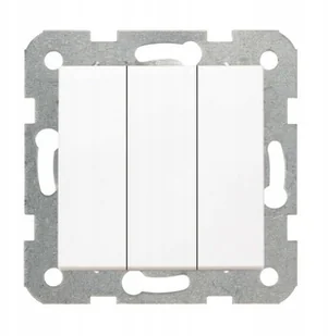 Viko Włącznik potrójny biały Karre Panasonic - Wyłączniki światła i elektryczne - miniaturka - grafika 2