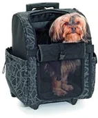 Transportery dla kotów - Karlie Flamingo 31392 Smart Trolley City, transporttrolley dla psów z nylonu, 48 x 34 x 28 cm, czarna - miniaturka - grafika 1