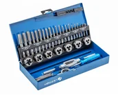 Zestawy narzędziowe - HOGERT HOGERT ZESTAW 32 NARZYNEK I GWINTOWNIKÓW HT3B582(gtv-ht3b582) HT3B582 - miniaturka - grafika 1