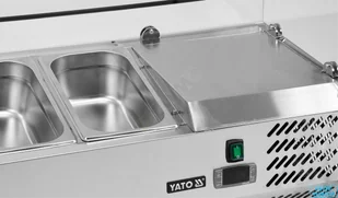 Yato WITRYNA CHŁODNICZA NADSTAWNA 7x1/3 GN YG-05331 - Szafy i witryny chłodnicze - miniaturka - grafika 4