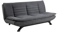 Sofy i kanapy - Actona Sofa rozkładana Faith Dark grey - miniaturka - grafika 1