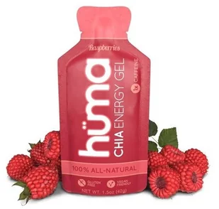 HUMA HUMA GEL żel energetyczny z kofeiną malinowy - Produkty energetyczne i izotoniki - miniaturka - grafika 2