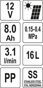 Yato OPRYSKIWACZ 16L AKU+SOLAR - Opryskiwacze - miniaturka - grafika 6