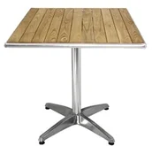 Stoły gastronomiczne - Bolero Stolik bistro | kwadratowy | różne wymiary U430 - miniaturka - grafika 1