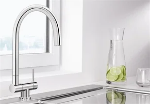 Blanco CORESSA-F chrom dźwignia z lewej strony 521544 - Baterie kuchenne - miniaturka - grafika 2