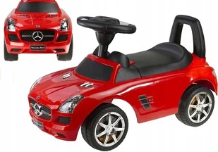 Import LEANToys Jeździk Mercedes-Benz z Kierownicą Czerwony 44 - Jeździki dla dzieci - miniaturka - grafika 2