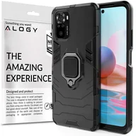 Etui i futerały do telefonów - Alogy Etui Stand Ring Armor do Xiaomi Redmi Note 10/10s czarne 9542X1 - miniaturka - grafika 1