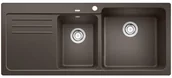 Zlewozmywaki - Blanco Zlew NAYA 8S Silgranit PuraDur Kawowy prawa 525786 - miniaturka - grafika 1
