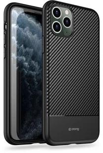 Prestige Crong Crong Carbon Cover Etui iPhone 11 Pro Max czarny) 10_15165 - Etui i futerały do telefonów - miniaturka - grafika 2