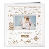 Albumy fotograficzne - NA Murrano Album z Okienkiem Narodziny Chłopczyka Małe Podróże ALB-BO-BK-CO2-005 - miniaturka - grafika 1