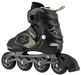 Nils Extreme NA9080 CZARNO/ZIELONE ROZM M (35-38) ŁYŻWOROLKI EXTREME - Rolki - miniaturka - grafika 14
