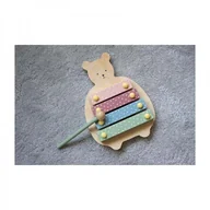 Instrumenty muzyczne dla dzieci - Jabadabado Drewniane Cymbałki - Pierwszy Ksylofon Miś - miniaturka - grafika 1