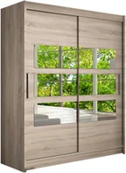 Szafy - Szafa przesuwna Pesto VII - szafa Sypialniana - miniaturka - grafika 1