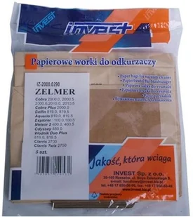 Zelmer Pozostałe Worek papierowy 5szt - Worki do odkurzaczy - miniaturka - grafika 2