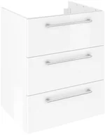 Szafki łazienkowe - SENSEA Szafka pod umywalkę Remix Biała 60 Sensea - miniaturka - grafika 1