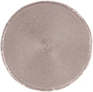 Obrusy i serwetki - Uniglob Uniglob Podkładka pod talerz Caribi beżowa śr. 38 - miniaturka - grafika 1