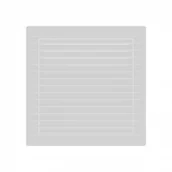 Kratki wentylacyjne - Parkanex airRoxy wentylacyjna skośna z siatką 14x14 biała AirRoxy 0914 02-336 - miniaturka - grafika 1