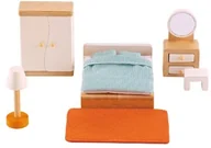 Akcesoria dla lalek - Hape International Hape E3450 - sypialnia - miniaturka - grafika 1
