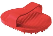 Szczotki i furminatory - HUNTER Hunter 97949 Zgrzebło Wellness do masażu dla psów, z pełnej gumy, czerwony - miniaturka - grafika 1